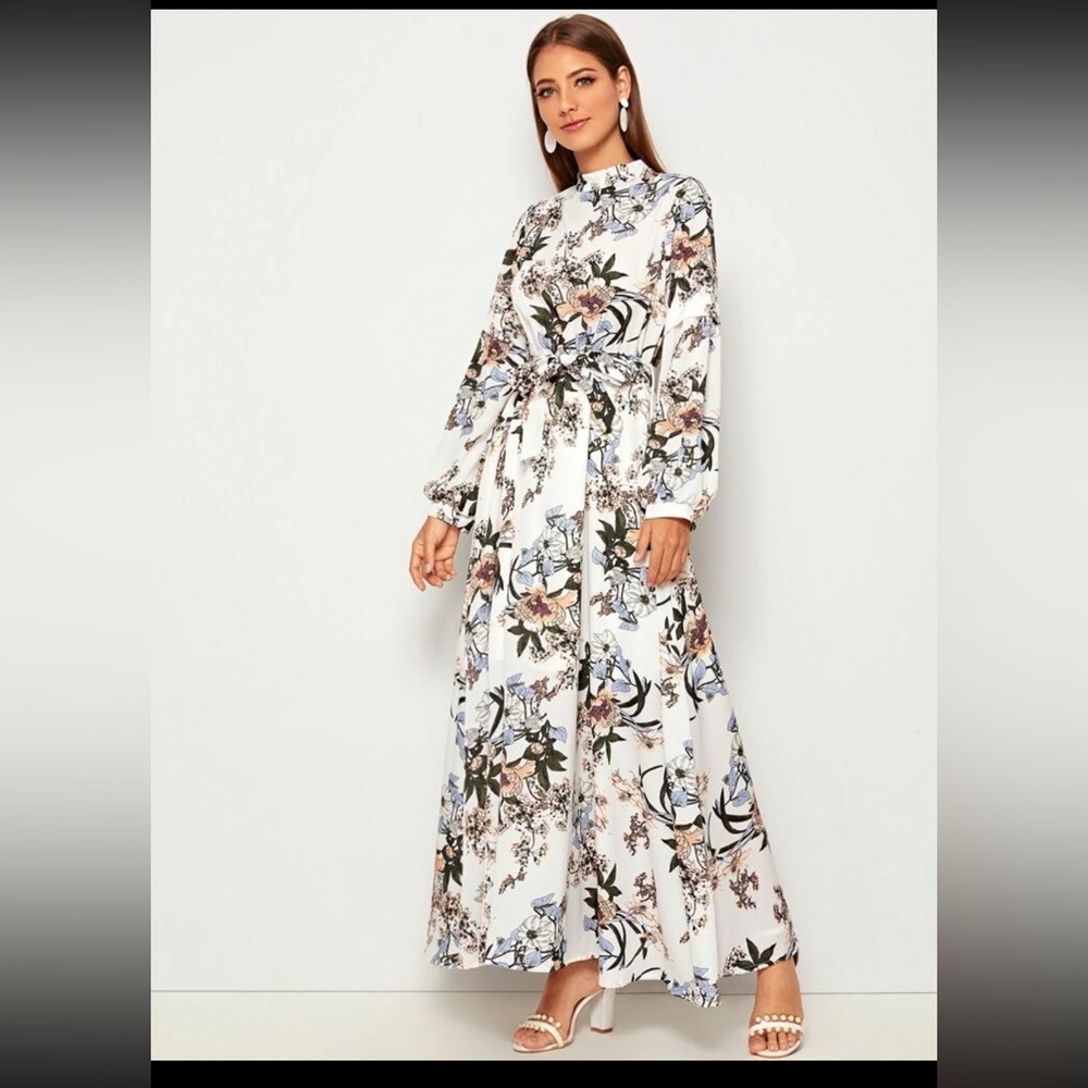 NWT Long Sleeve Floral Maxi Dress